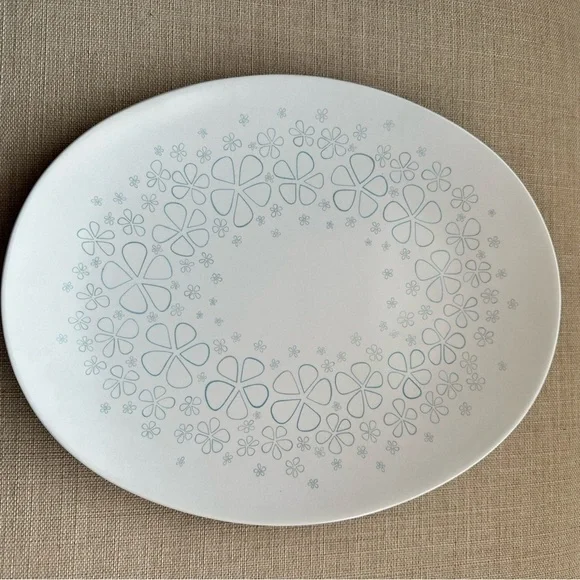 Vintage Mid Century Fostoria Melamine Melmac Serving Platter Fashion Flair 50’s